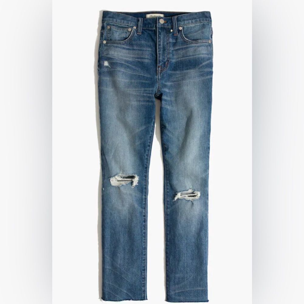 Madewell High Rise Slim Boyfriend Jeans